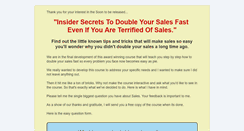 Desktop Screenshot of doubleyoursalesfast.com